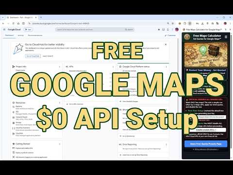 Free Maps Calculator: Google Maps API Chrome Extension to Set $0 Quotas & Prevent Charges