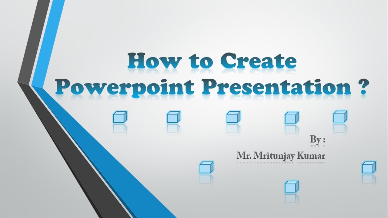 how create presentation in powerpoint