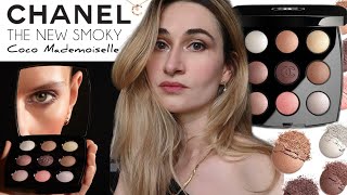 CHANEL The New Smoky 9 Eyeshadow Palette Fall 2026 Coco Mademoiselle| Swatches, Makeup Look & Review