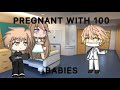 Pregnant with 100 babies mini movie (weird) |Gachalife|