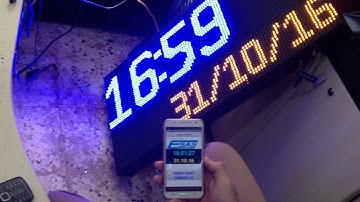 P10 PANEL BLUETOOTH HIZLI SAAT TARİH AYARI