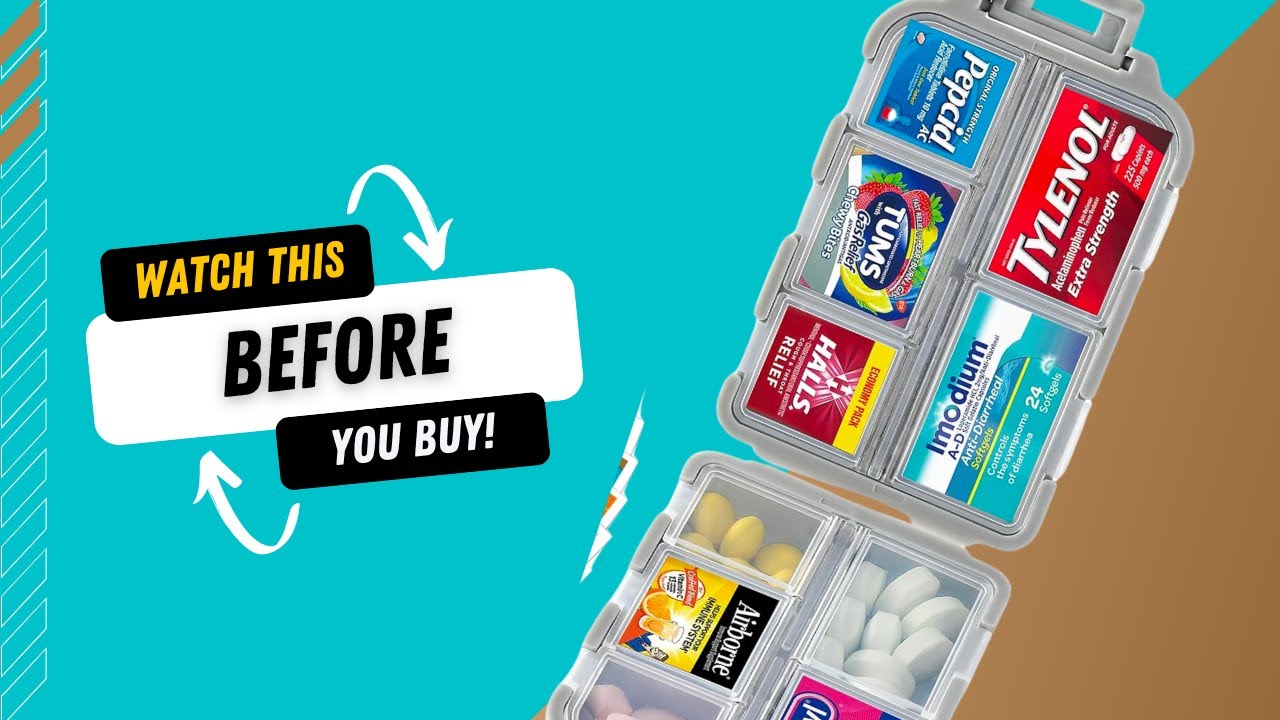 The Best Travel Pill Organizer on Amazon - YouTube