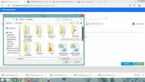Bulk uploading fill in the blanks and objective question in 99lms