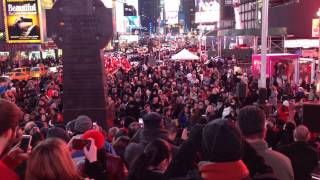 Renewal of Wedding Vows ceremony at Times Square, Valentine's Day 2014