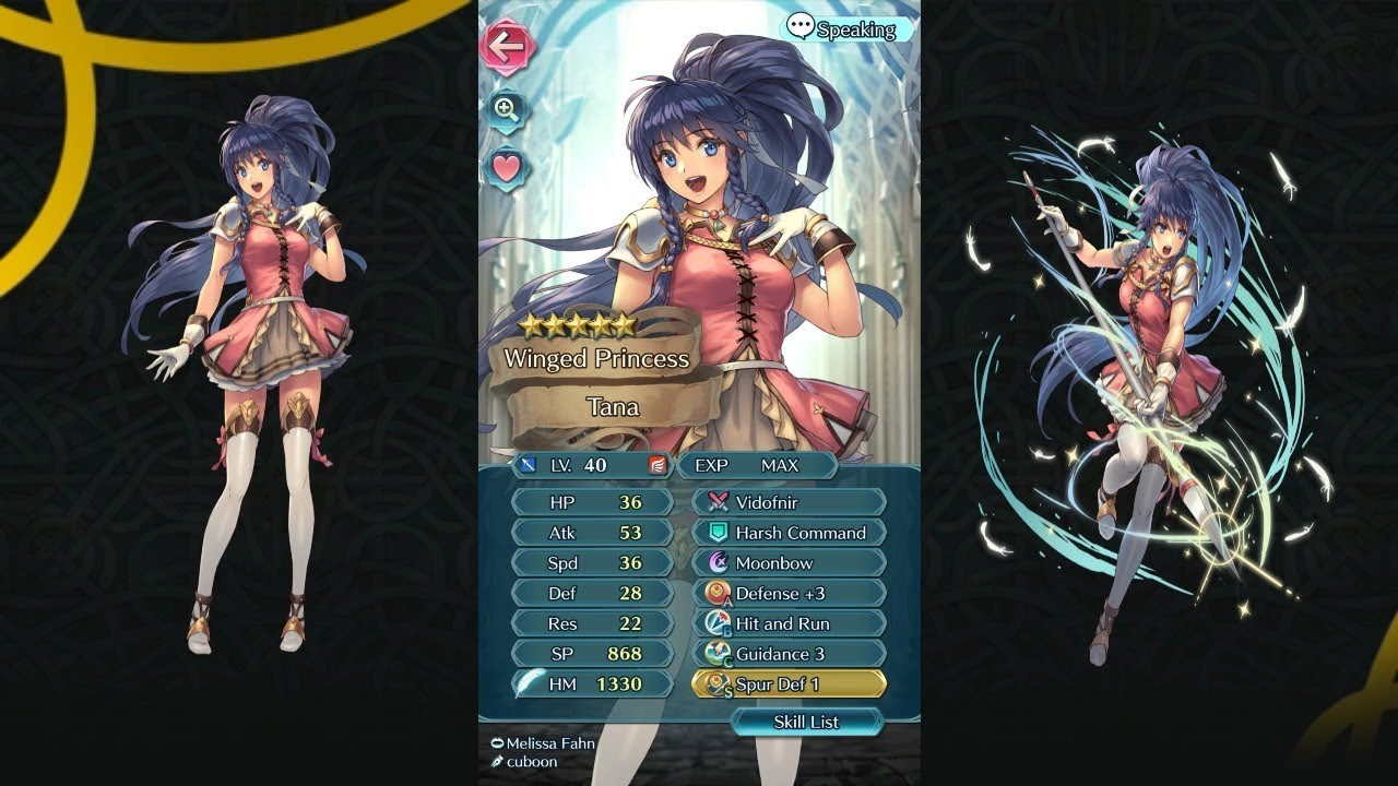 Fire Emblem Heroes I Like Tana Special Skill You Fire Emblem Heroes I Like Tana Special Skill