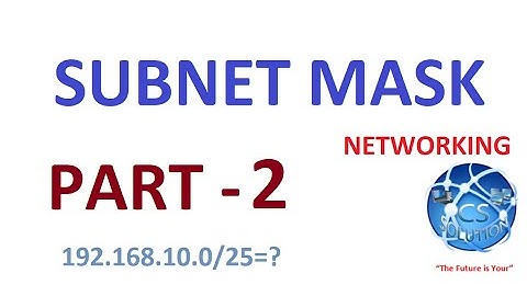 SUBNET MASK  IN NETWORKING PART 2 #networking #CCNA #subnetmask #hpssc #JOA#joa939