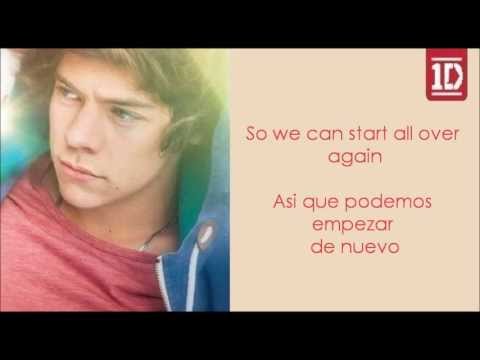 Over Again - One Direction (Letra en ingles y español) - YouTube
