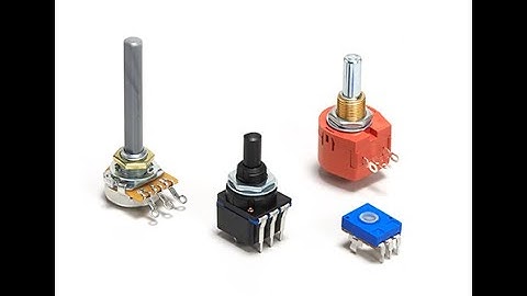 Control led blinking pulses with a potentiometer! How potentiometer works.