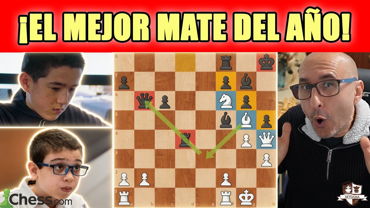 El REMATE PERFECTO: El sacrificio de Faustino que paralizó el Campeonato Juvenil ChessKid