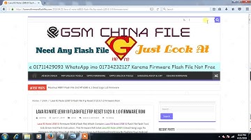 Lava R3 Note LE9810 Flash File Frp Reset S120 8 1 0 Firmware Rom