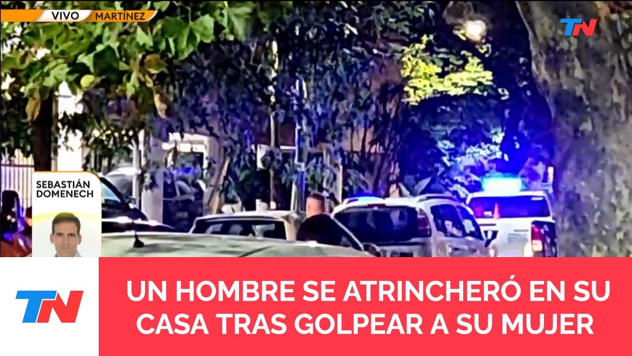 MARTÍNEZ I Un hombre se atrincheró en una casa después de golpear a su ...