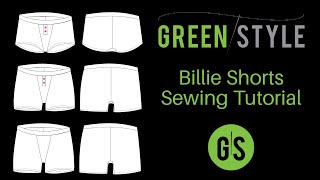 Greenstyle Billie Shorts Sewing Tutorial @GreenstylePatterns