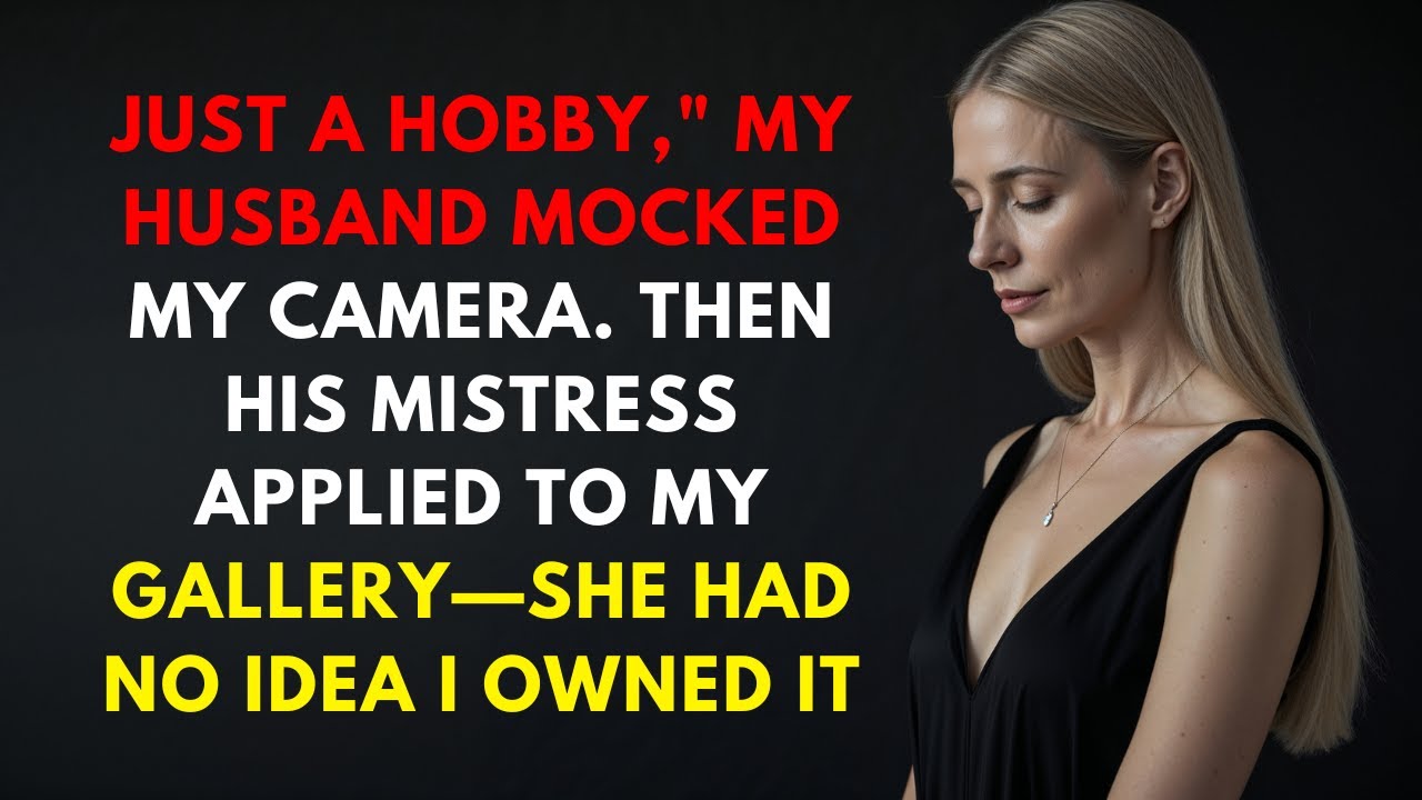 Husband Mocked My 'Hobby Photography'—His Mistress Just Applied to the Gallery I Own