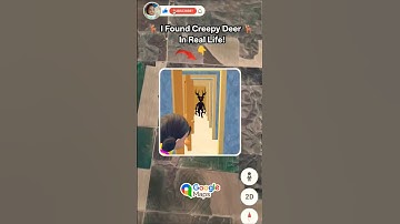 Creepy Deer 🦌 Found On Google Maps #earth #maps!