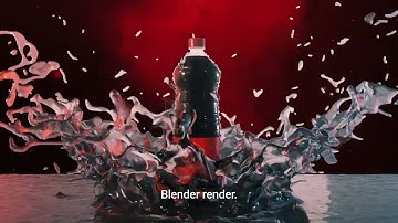 Royal cola advertiment (Houdini simulation)