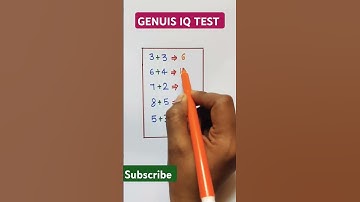 GENIUS IQ TEST 📚 #shorts#shortsfeed#mathspuzzle#reasoning#vira