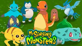 My Singing Monsters Turned Into Pokemon Characters Msm Cartoon Transformation