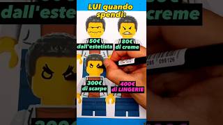 Disegno Omino di Lego Lui contro Lei lego legominifigures legomeme disegnare disegno shorts