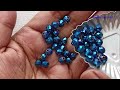 🦚Peacock Necklace/Step-by-step Crystal Jewelry making Tutorial/Collar diy