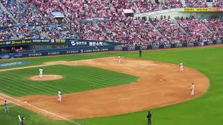[잠실직캠] 20171003 두산 vs SK 두산베어스 투수와 내야수들