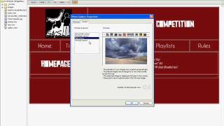 Creating image gallery in Frontpage