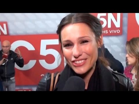 Pampita: "no me llevo mal con nadie, admiro y respeto a todos mis compañeros"