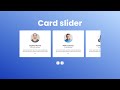 Card slider using React.js and Tailwind CSS.