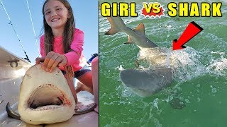 Fishing Lessons: Little GIRL vs SHARK! Fishing Lessons: Little GIRL vs SHARK!
