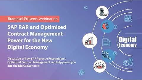 Webinar: SAP RAR and Optimized Contract Management - Power for the New Digital Economy
