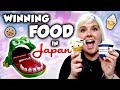 Ice cream claw machine and food UFO catcher wins at Anata No Warehouse in Japan!