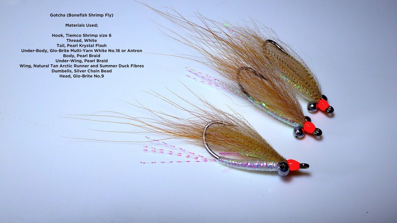 Tying a Gotcha (Bonefish Shrimp Fly) with Davie McPhail 