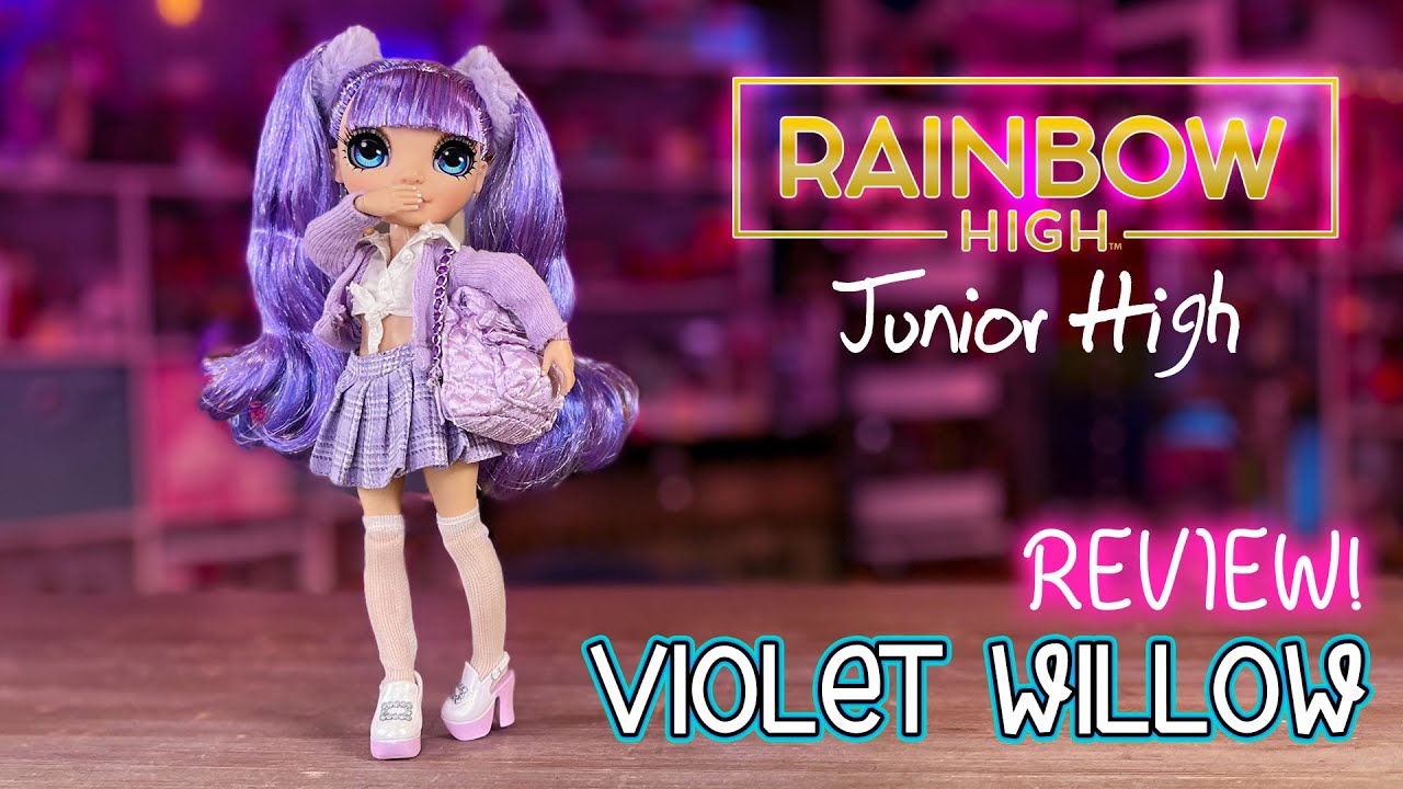 Rainbow High  Junior High: Violet Willow Doll Review! 