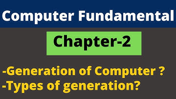 Chapter 2- Computer Fundamental Generation Of Computer in Odia