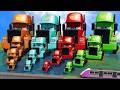 Big &amp; Small Man Truck Vs Thomas Train The Tank Engine Vs Portal Vs Cars_Beamng.drive