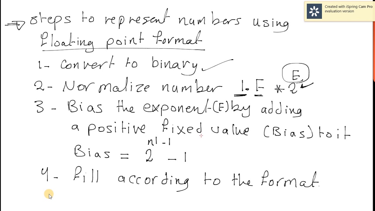 Chapter09 p7 Floating point representation 1 - YouTube