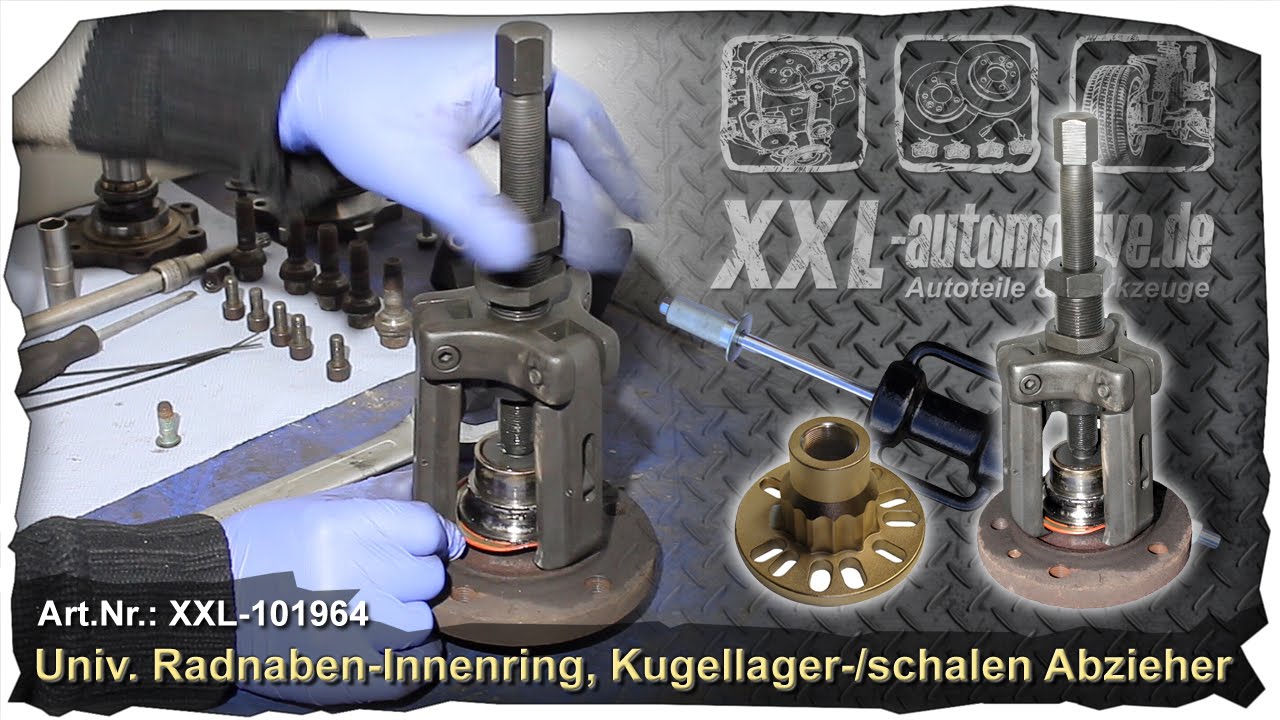 Schlaghammer-Set, mit Radnaben-Abziehflansch, Radlager, Fahrwerk / Achse, Spezialwerkzeug