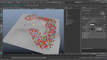 Maya 2018: MASH: Animate the Placer Node
