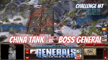 Zero Hour China Tank Challenge #7 – vs Boss General (Hard Difficulty)