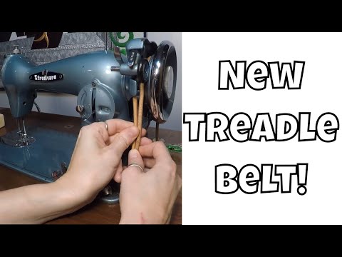 How to Change the Internal Motor Belt on a Vintage Singer Sewing Machine 