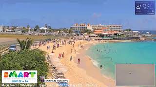 LIVE SXM Airport May 5 ✈️ -  Maho Beach Sint Maarten screenshot 3