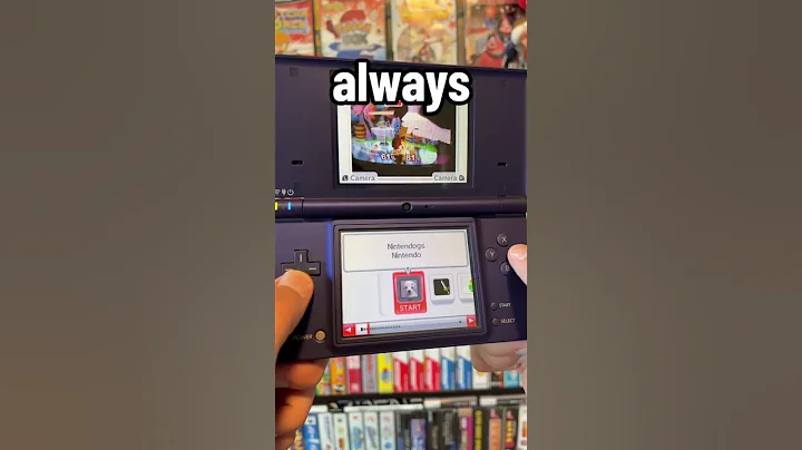 Found THIS While Exploring a RANDOM Nintendogs Game...🤯 #shorts #retrogaming #nostalgia