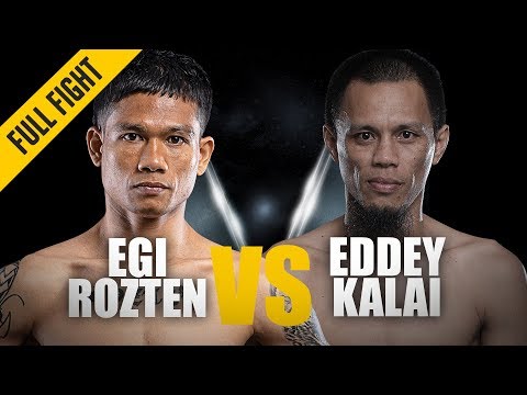 ONE: Full Fight | Egi Rozten vs. Eddey Kalai | Homecoming KO | November 2018