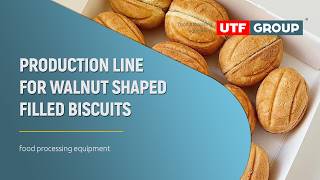 Automatic Production Line For Walnut Shaped Filled Biscuits Gorishki Or Oreshki
