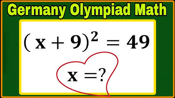 Germany| Nice Algebra Problem| Olympiad Maths| Best Explanation| Can you solve this? #mathchallenge 