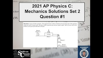 2021 AP Physics: Mechanics FRQ Solutions Set 2 Question #1