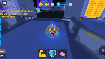 I got ruler of time rank in super power fighting simulator