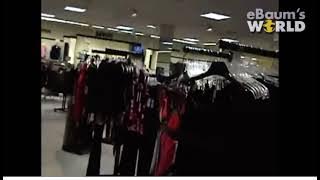 Girl farts at mall