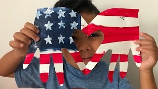 DIY: Memorial Day Flag - Crafts for Kids