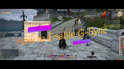 How to Enable G-sync