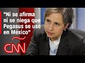 Creadores de Pegasus no afirman ni niegan que software siga en uso en México, dice Carmen Aristegui